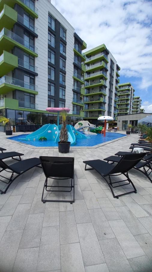 Apartament Melissa Beach Resort Pool & Spa Mamaia-Nord Năvodari Eksteriør bilde